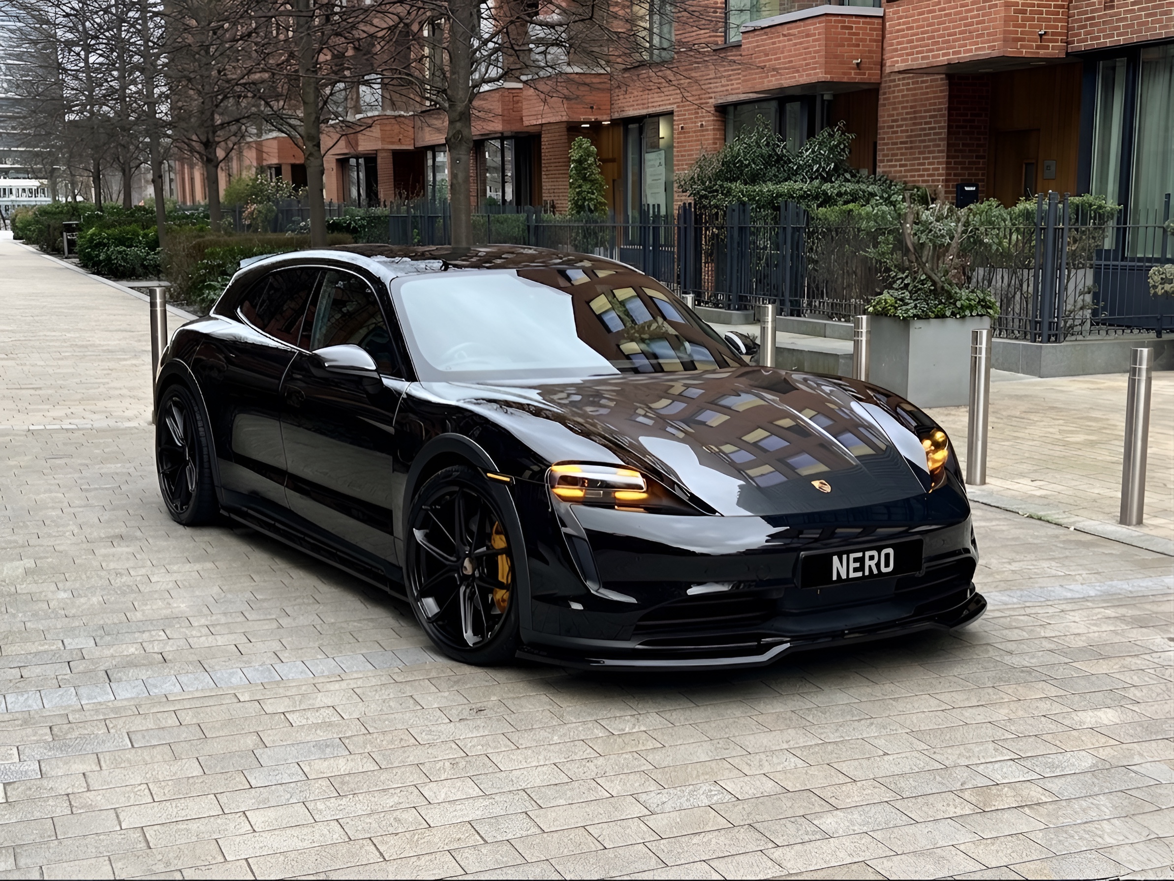 Stealth Black Porsche Taycan Turbo S - Image 3