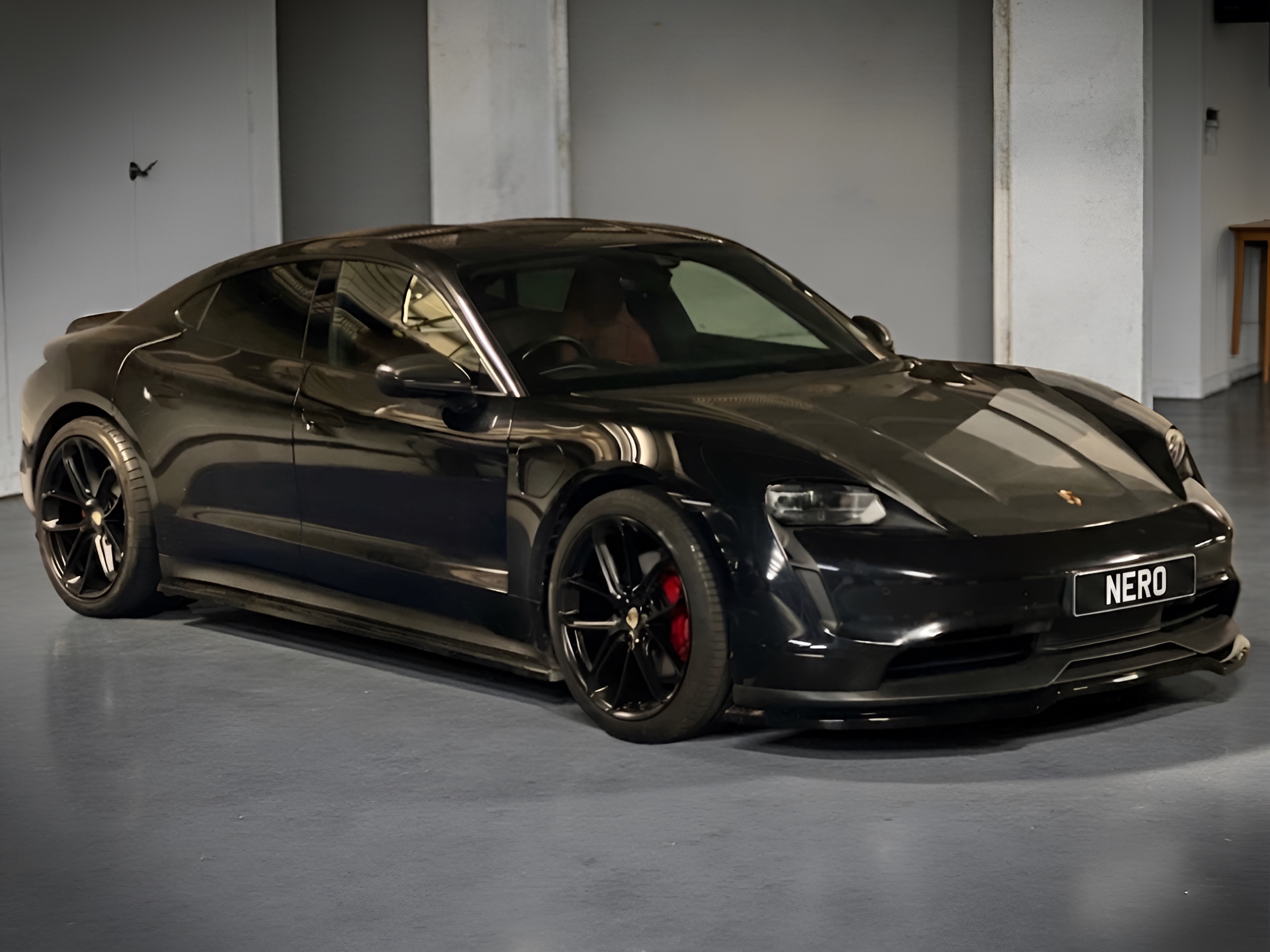 Stealth Black Porsche Taycan Turbo S - Image 6